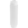 First in First Out 16 Ounce Condiment Squeeze Bottle 6 Refillable Lid FIFO Sq...