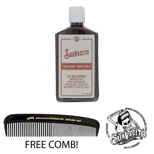 Suavecito Thickening Conditioner With Niacinamide  8 oz. Bottle