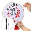 YFFSFDC Embroidery Thread Embroidery Set Sewing Thread Cross Stitch Craft Thread for Beginners Black White (Black)