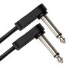 Hosa Flat Patch Cable Slim Right Angle Plug Lightweight Flat Cable 15cm LL CFP-106