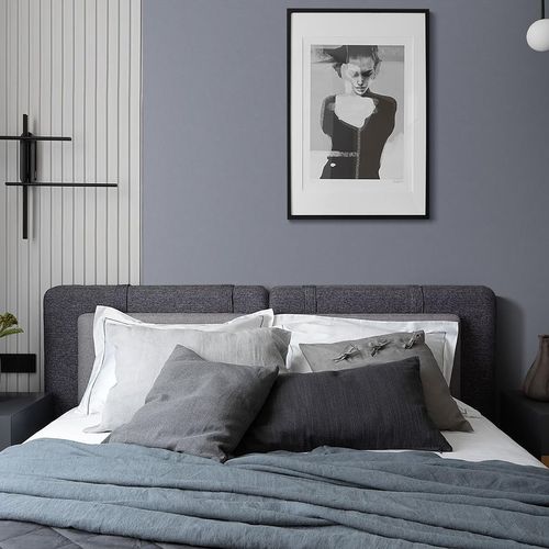 Jeweluck Gray Peel and Stick Wallpaper Matte Gray Contact Paper 15.7inch x 118.1inch Pure Removable Solid Self-Adhesive Wallpaper Textured Decorative Walls Bedroom Vinyl
