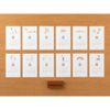 Midori 31319006 2025 Calendar, Tabletop Stand Calendar, Cat Pattern