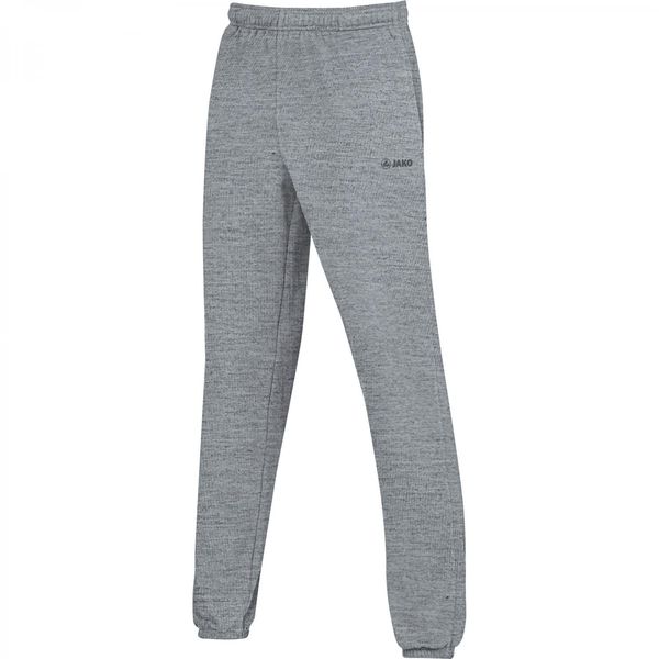 JAKO Kinder Hose Jogginghose Classic, Grau Meliert, 140