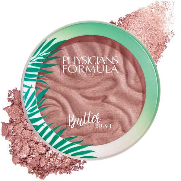 Physicians Formula Murumuru Butter Face Blush Makeup Powder, Plum Rose, 0.26 Ounce