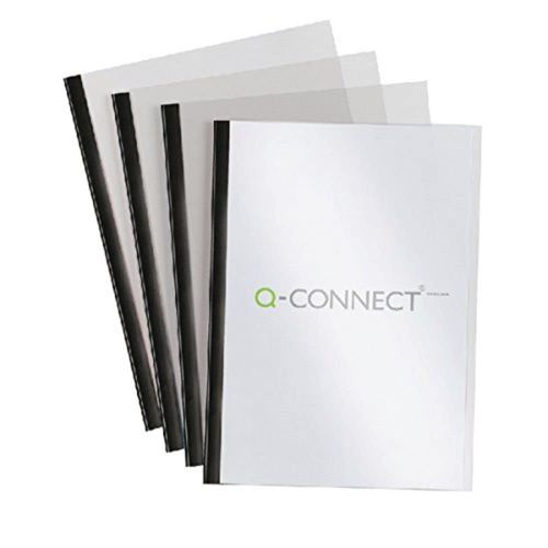 Q-Connect Black A4 5mm Slide Binder and Cover Set (Pack of 20) KF01926