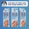Dr. Frederick's Original Soft Gel Toe Protectors for Men & Women - 12 Pieces - Toe Caps for Foot Pain Relief - Flexible Cushions - Toe Sleeves for Ingrown Toenails, Corns, Calluses, Blisters - Large