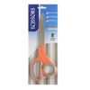 Orange 8" Straight  Stainless Steel Scissors with Comfortable Cushioned Handles
