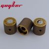 GUYKER 3PCS Electric Guitar Bass Knobs Antique Brass Bullet Case Style