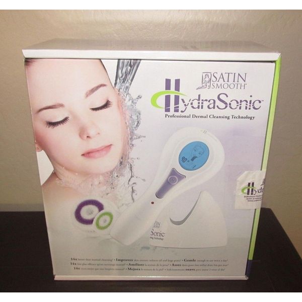 HydraSonic Professional Dermal Cleansing Technology Satin Smooth. New in Box