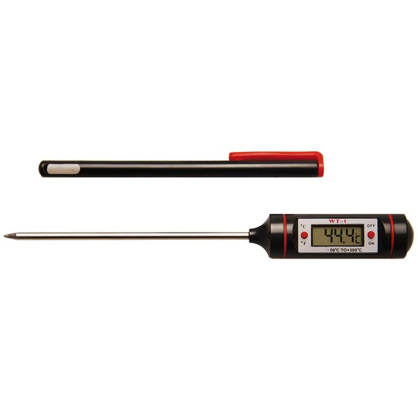 BGS Digital Thermometer with Stainless Steel Probe, Pack of 1, 8714