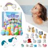 Yekery Bath Bomb Gift Set with Toys Inside, 20 Pack Organic Bath Bombs for Kids, Kids Safe Handmade Fizzy Balls for Kid, Ideal Birthday Gift for Boys & Girls)