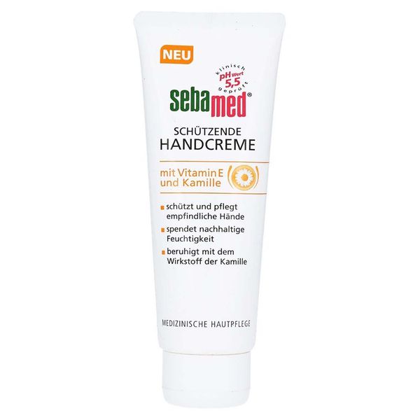 Value Pack Sebamed Hand Cream Vitamin E + Chamomile 3 x 75 ml