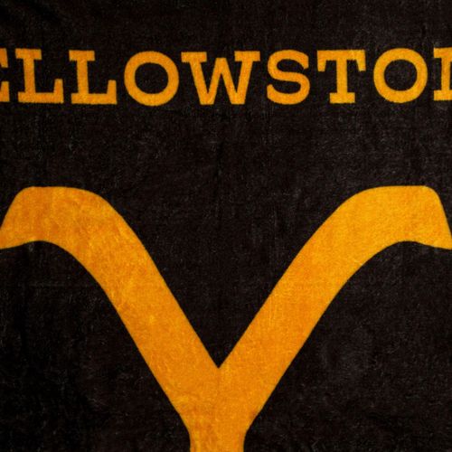 Yellowstone Dutton Ranch Raschel Fleece Throw Blanket | Plush Cover for Sofa or Bed | 45 x 60 Inches