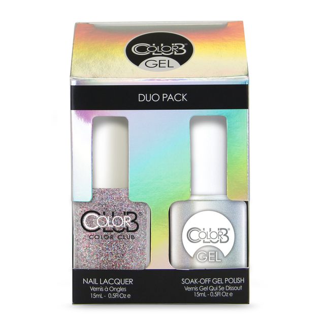 Color Club Gel Polish + Lacquer Duo - Easy to Use Nail Gel and Lacquer