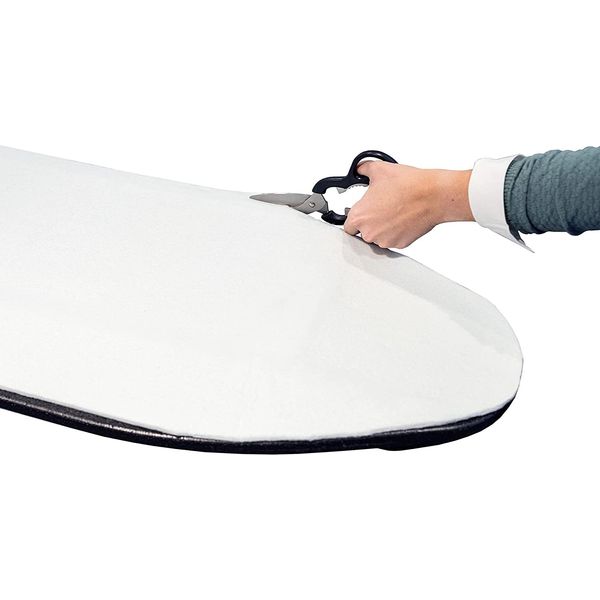 Leifheit Ironing Board Padding, Molleton Felt ironing board foam, with a Universal Foam Pad to Fit All Ironing Surfaces, Cut down-to-size, 140 x 45 cm, Turquoise