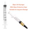 3ml Syringes with Caps (20 Pack)