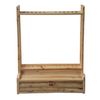 Rush Creek Creations Rustic 2 Compound Bow - 12 Arrow Wall Storage Rack with Accessory Compartment - Handcrafted - Durable Material , 39"L x 31.5"W x 5.3"D