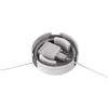 Hama Round Cable Box (Suitable for Wall Mounted, Desk, Office, Home, Etc., Integrated Cable Management, Easy Cable Management, Cable Protector, Flat) White