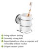 WENKO Vacuum-Loc® Zahnputzbecher Milazzo