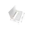 Audio Cassette Tape case Clear/Clear Square Edge Audio Cassette Tape Storage Single