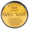 Grim'tout Professional Face Paint Jar (Shiny Gold, 20ml)