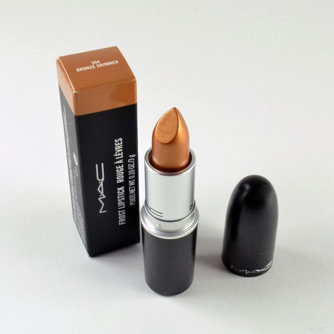 Mac Frost Lipstick BRONZE SHIMMER 304 - Full Size 3 g / 0.1 Oz. Brand New