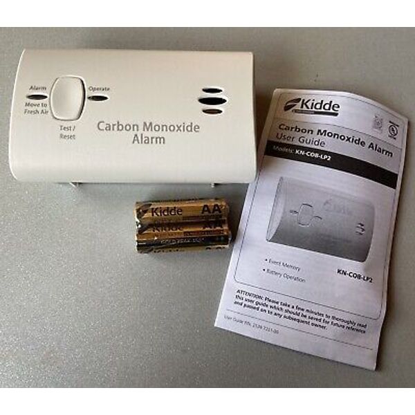 NEW Kidde Carbon Monoxide Alarm Detector KN-COB-LP2 w Batteries