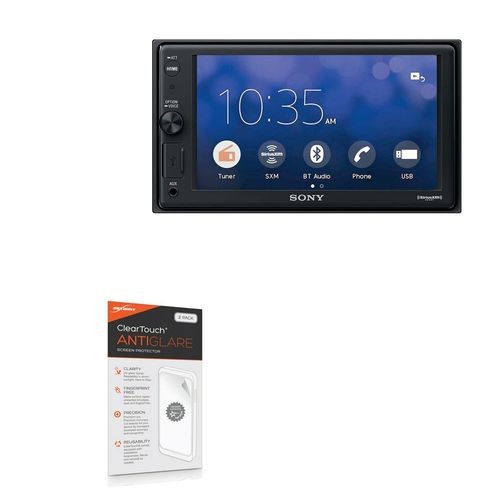 BoxWave Screen Protector Compatible with Sony XAV-AX1000 - ClearTouch Anti-Glare (2-Pack), Anti-Fingerprint Matte Film Skin