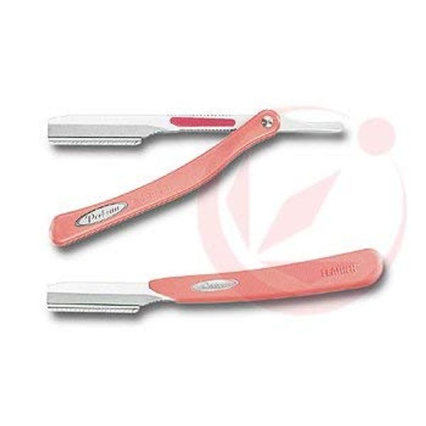 Feather Preview Leather Straight Type Pink