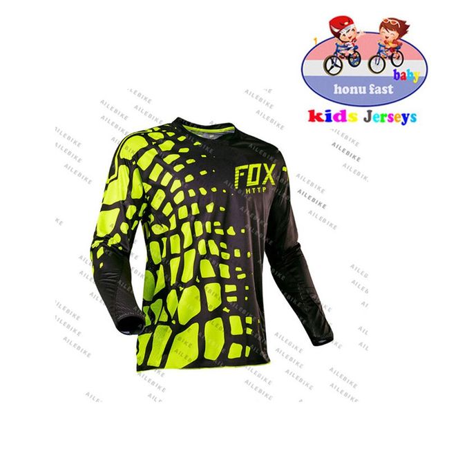Kids Off Road Atv Racing T-shirt Am Fox Bicycle Cycling Bike