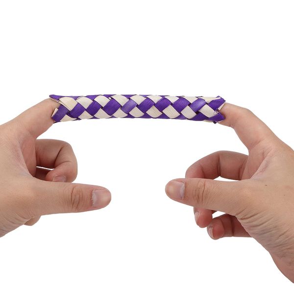 MilesMagic Chinese Finger Trap Magical Comedy Gimmick for Teens or Adults Surprise Birthday Party Novelty Stuff Gag for Magic Tricks