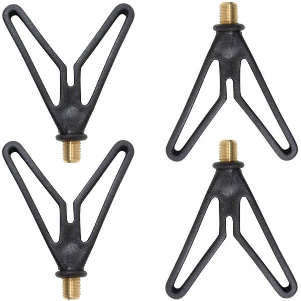 Phoxinus 4 x Plastic V Rod Rests/Front Rests/Butt Rests/Back Rests to hold your carp/course/match fishing rods. Rod rest heads fits all rod pods, bank stick, buzz bars etc