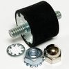 Murphy by Enovation Controls CM x 3/8" Shockmount Assembly, 1 Count, Black, Panel Mount, 1-way, Normally Open, Push Button, IP54