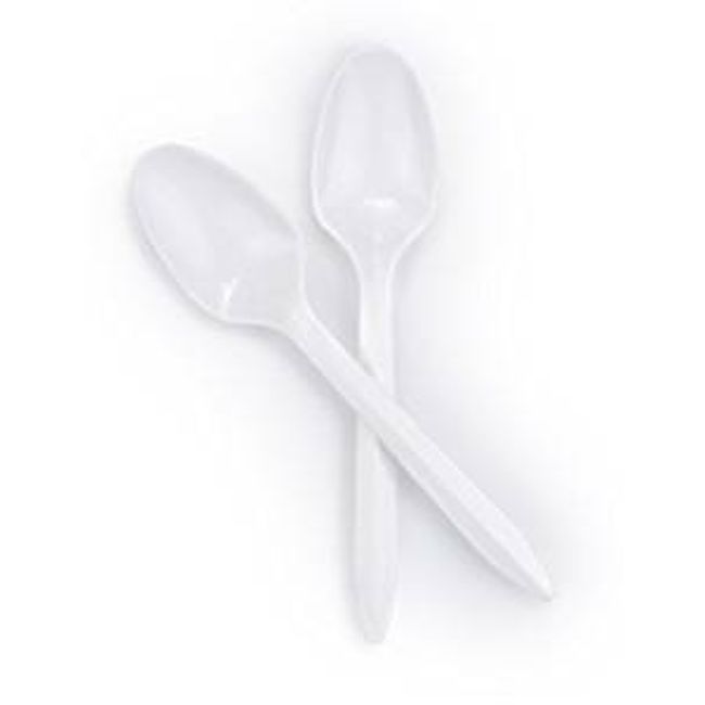 McKesson Disposable Spoons, General Purpose White Polypropylene, Case of 1000