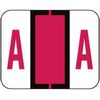 AMZfiling Alphabetic Color Code Labels, Compatible with BCCR Series- Letter A, Red (120/Package)