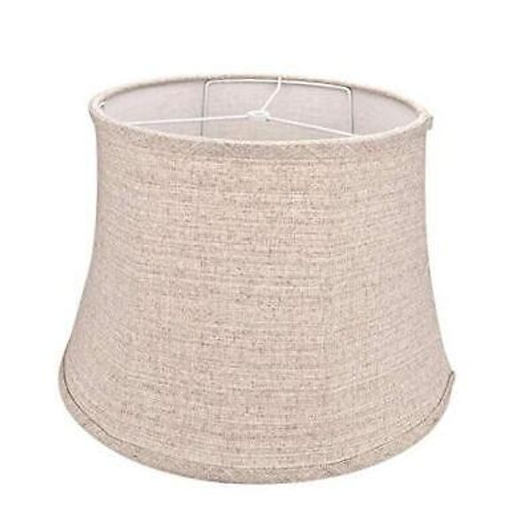 Large Drum Lamp Shade for Chandeliers Floor Light and Table Lamp, Brown