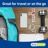EZY DOSE Weekly (7-Day) Pill Case, Medicine Planner, Vitamin Organizer Box, 4 Times a Day, Small Removable Compartments, Covenient and Easy to Use, Color May Vary, Clear Lids, BPA Free