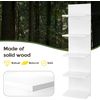5 Tier Wall Shelf Unit,Vertical Column Shelf Floating Storage Home Decor Organiz