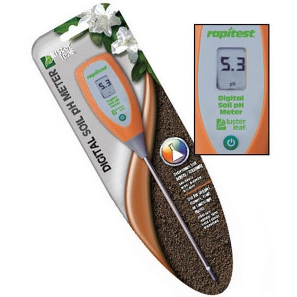LUSTER LEAF 1845 RAPITEST DIGITAL Soil Plant Garden PH Sensor Meter Tester Test