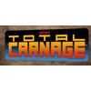 Total Carnage Arcade 4x12 Metal Wall Video Game Sign