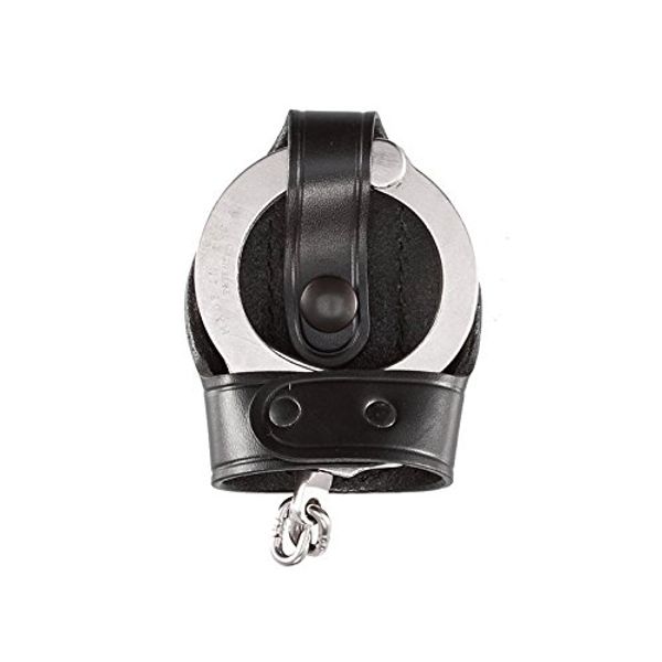 Aker Leather 503 Bikini Handcuff Case, Black, Plain, Fits Most Standard Chain Handcuffs