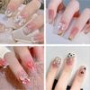 3D Aurora Bow Nail Charms,2Boxes Colorful Cute Nail Art Bows,72PCS Resin Bowknots Nail Jewelry Supplies for Nail Art Design Decorations Craft DIY