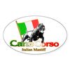 CafePress Cane Corso Run Oval Sticker Oval Car Bumper Sticker