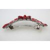 Faship Gorgeous Red Crystal Floral Barrette