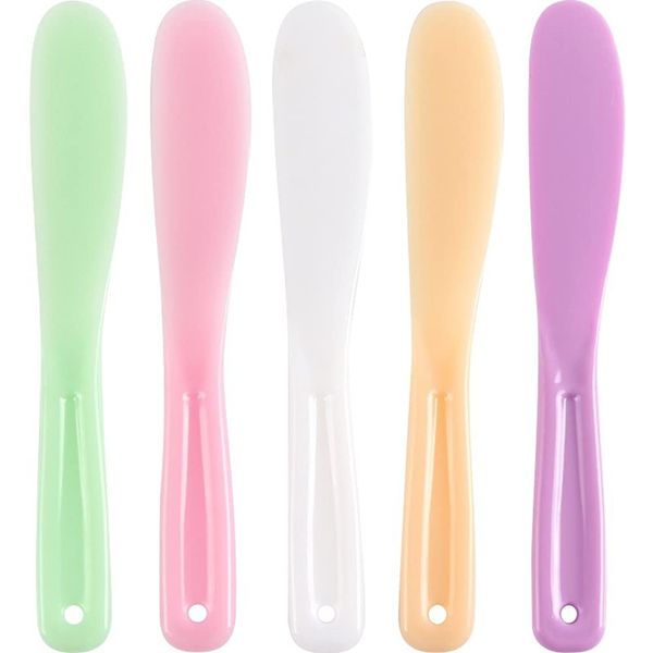 AKOAK 10 Pcs Disposable Makeup Mixing Spoon Scraper Spatula Beauty Spoon Multifunctional Mixing Bar DIY Lotions Applicator