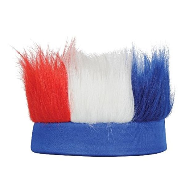 A Beistle Creation Hairy Headband (Red,White,Blue)