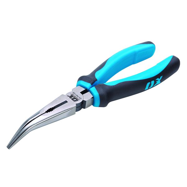 OX Pro Bent Long Nose Pliers - 200mm (8")