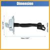 Partuto Front Left Door Check Bracket Stop Strap 68620-02061 for Toyota Replacement