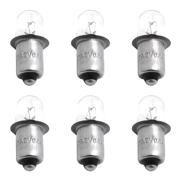 Flashlight/Worklight Bulb Replacement 19.2V Flashlight Work Lights Bulb for Craftsman Xenon Bulbs 19.2 Volt - 6Pack