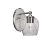 Capri 1 Light Wall Sconce in Brushed Nickel (5911-BN-4812)